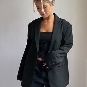 Djerf Avenue Forever Blazer Black size M oversized